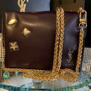 YSL Yves Saint Laurent cosmetic bag to Crossbody purse